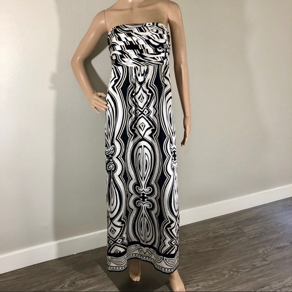 White House Black Market Silk Maxi Dress! - Picture 1 of 6
